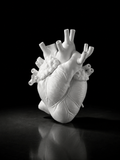 White Porcelain Heart Vase
