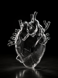 Glass Heart Vase